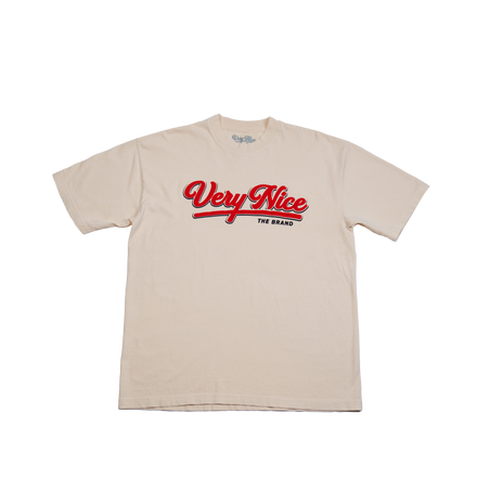 "A VERY NICE T SHIRT" CREAM