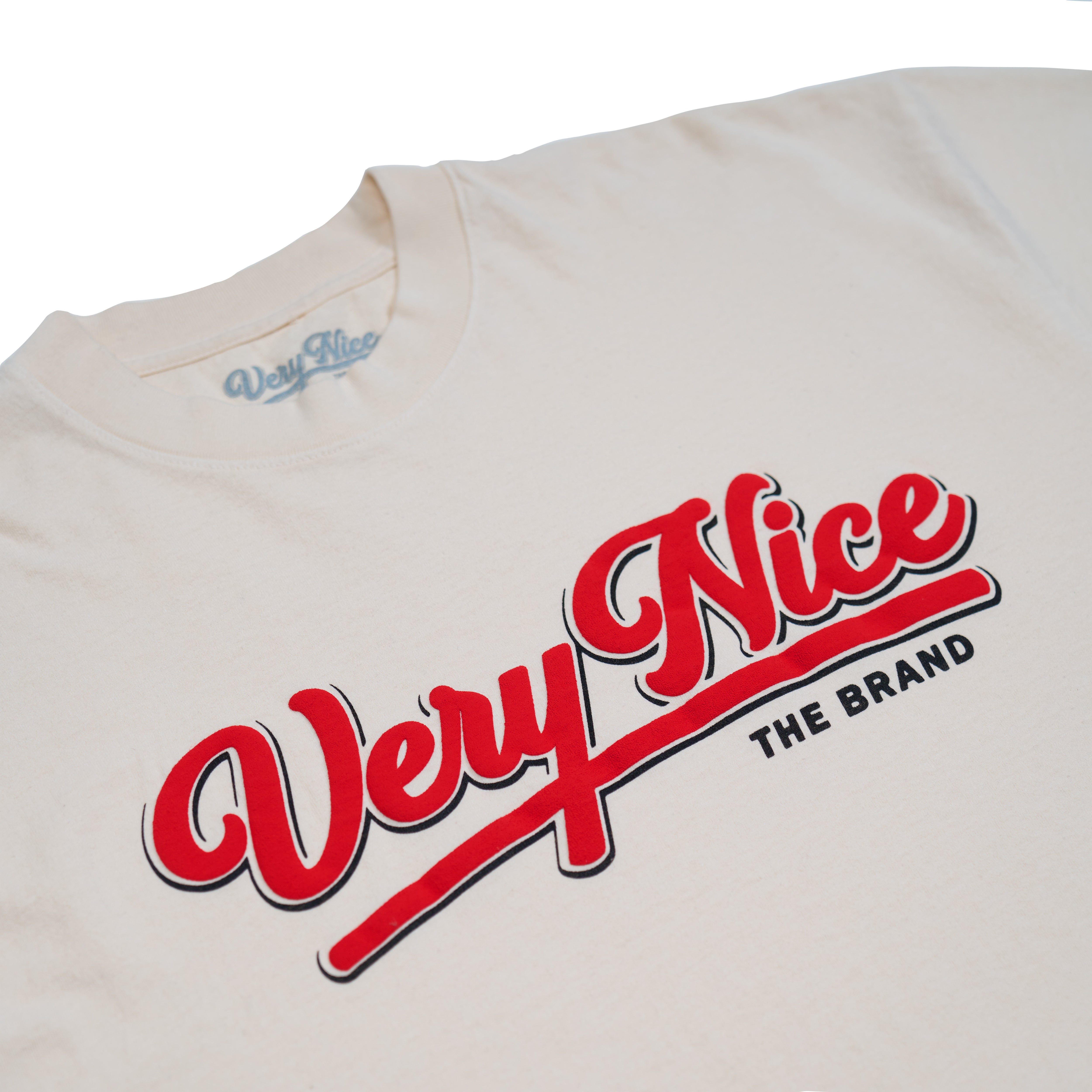 "A VERY NICE T SHIRT" CREAM