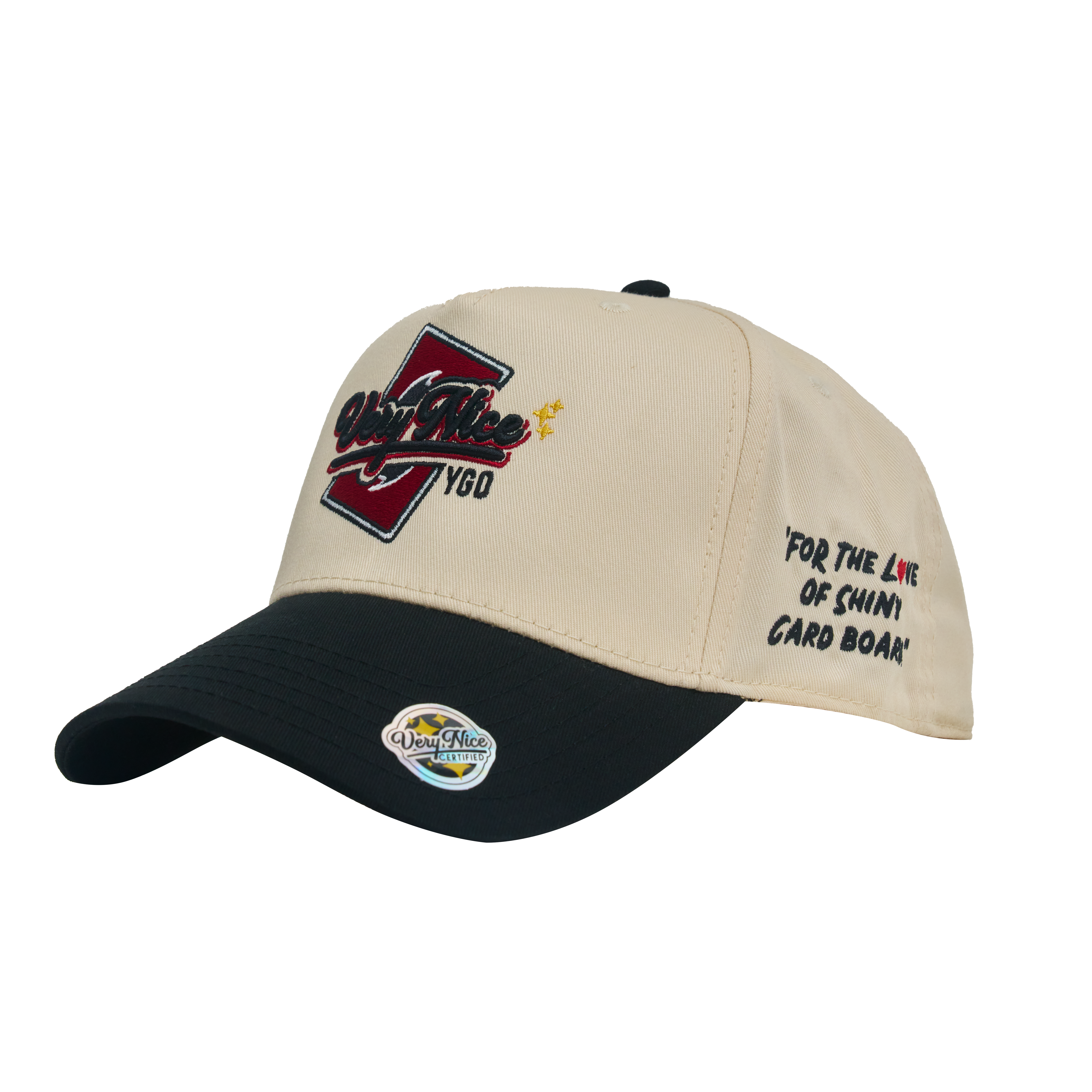 "VERYNICE YGO HAT" CREAM & BLACK