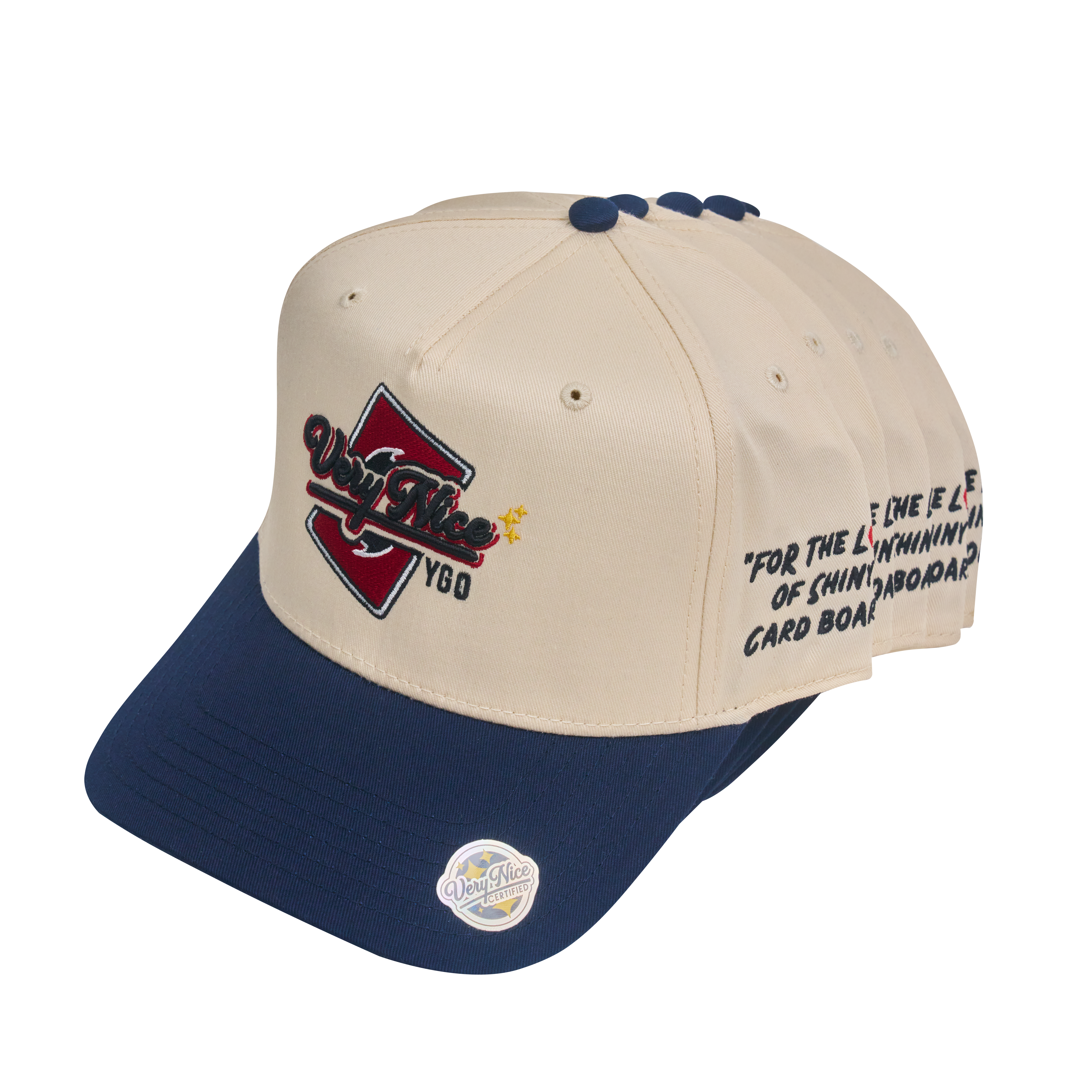 "VERYNICE YGO HAT" CREAM & NAVY