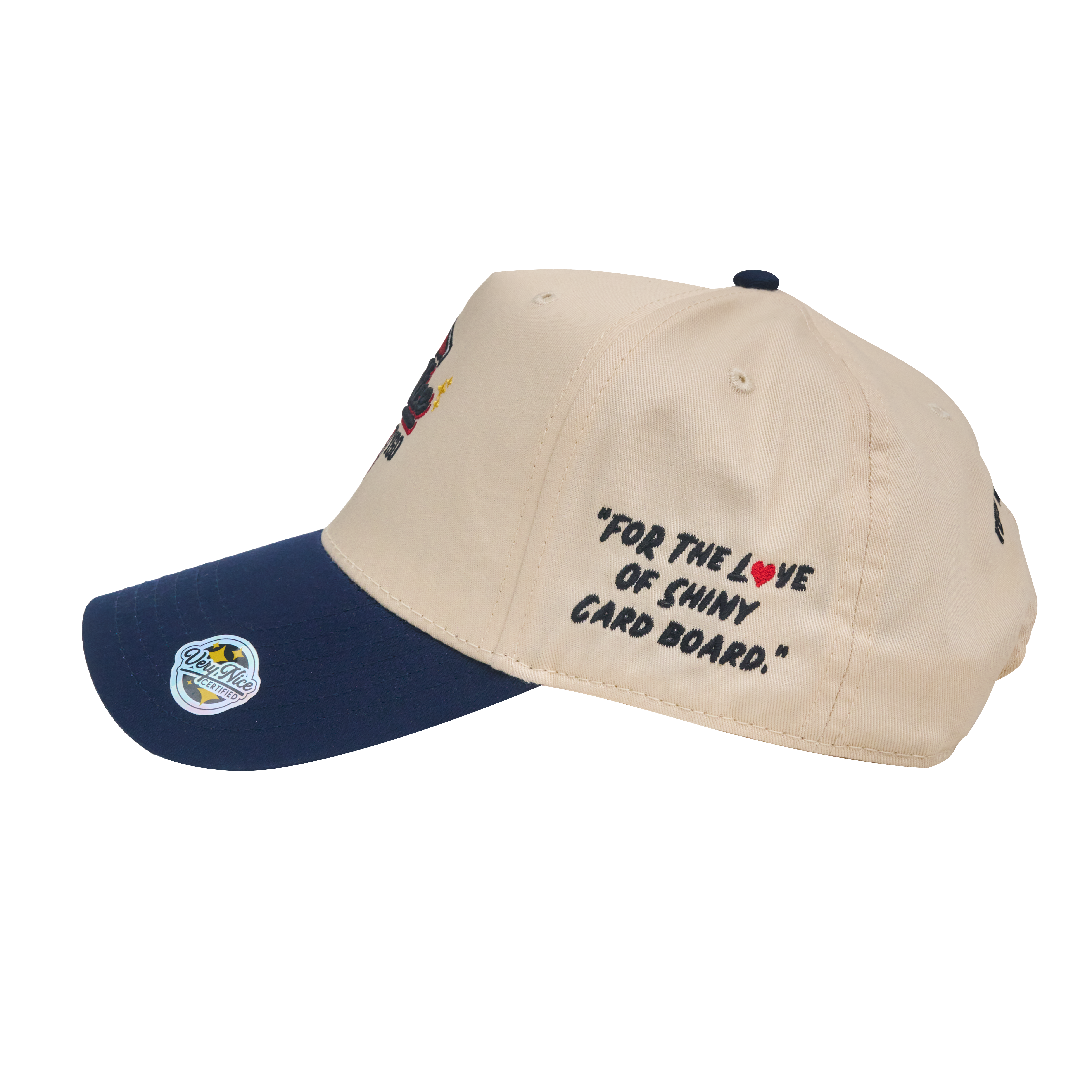 "VERYNICE YGO HAT" CREAM & NAVY