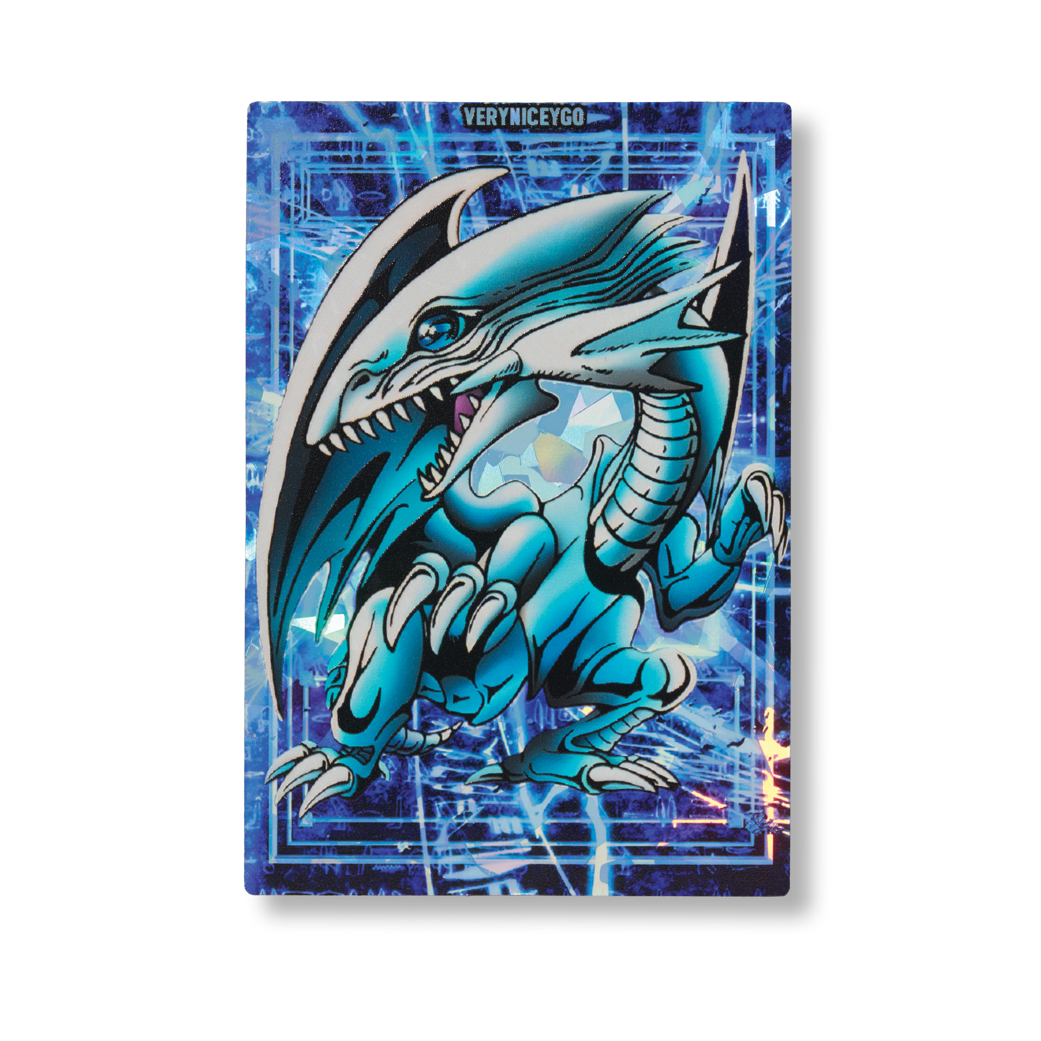 "BLUE EYES LEGEND" SHATTER FOIL FIELD CENTER