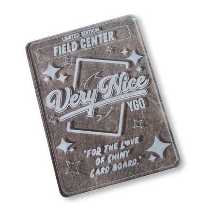 "CLEAR" ACRYLIC LASER ENGRAVED FIELD CENTER