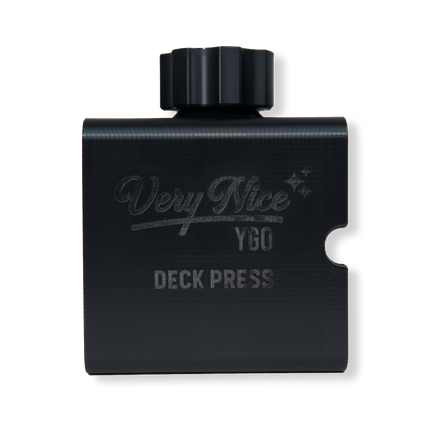 "VN YGO DECK PRESS" STEALTH BLACK