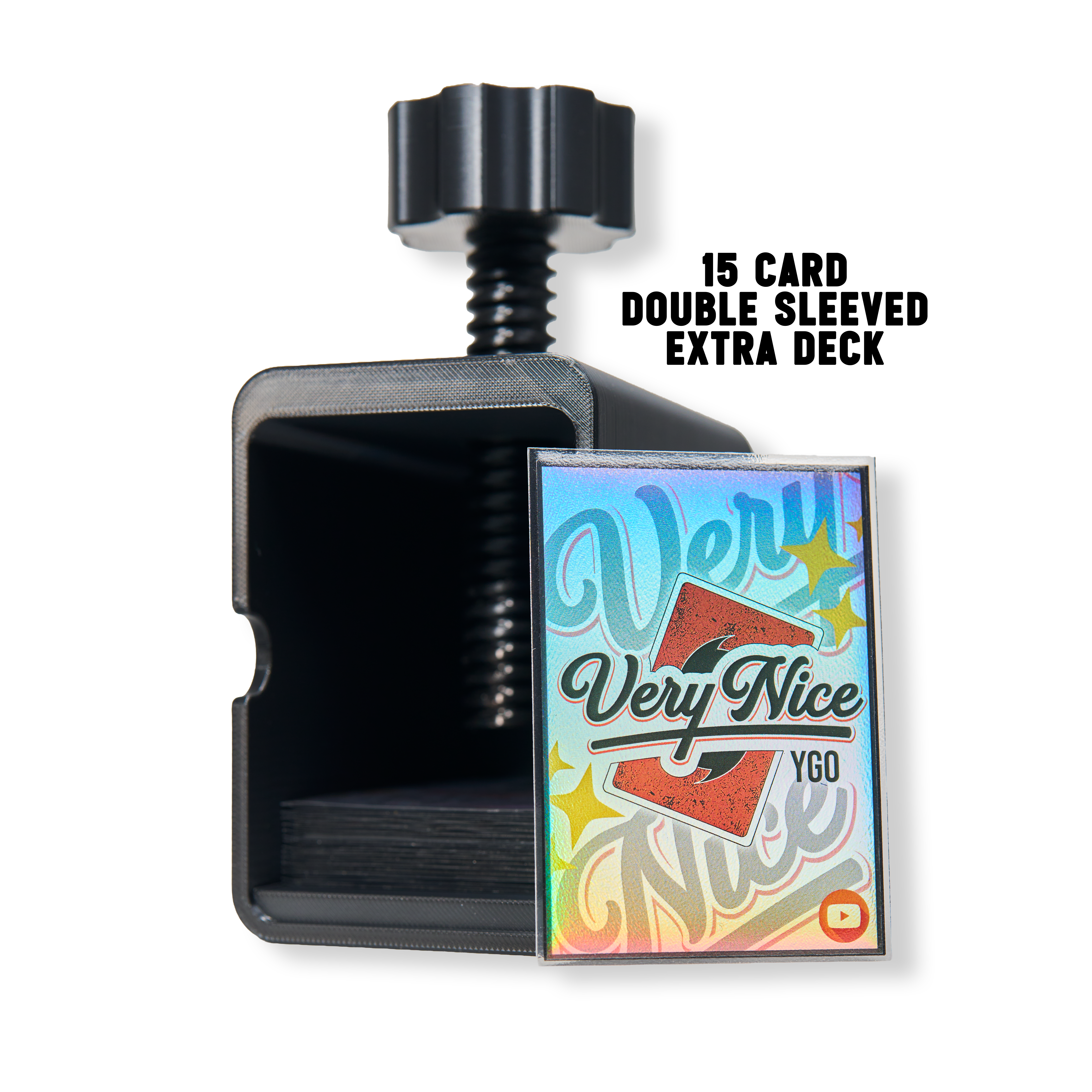 "VN YGO DECK PRESS" STEALTH BLACK