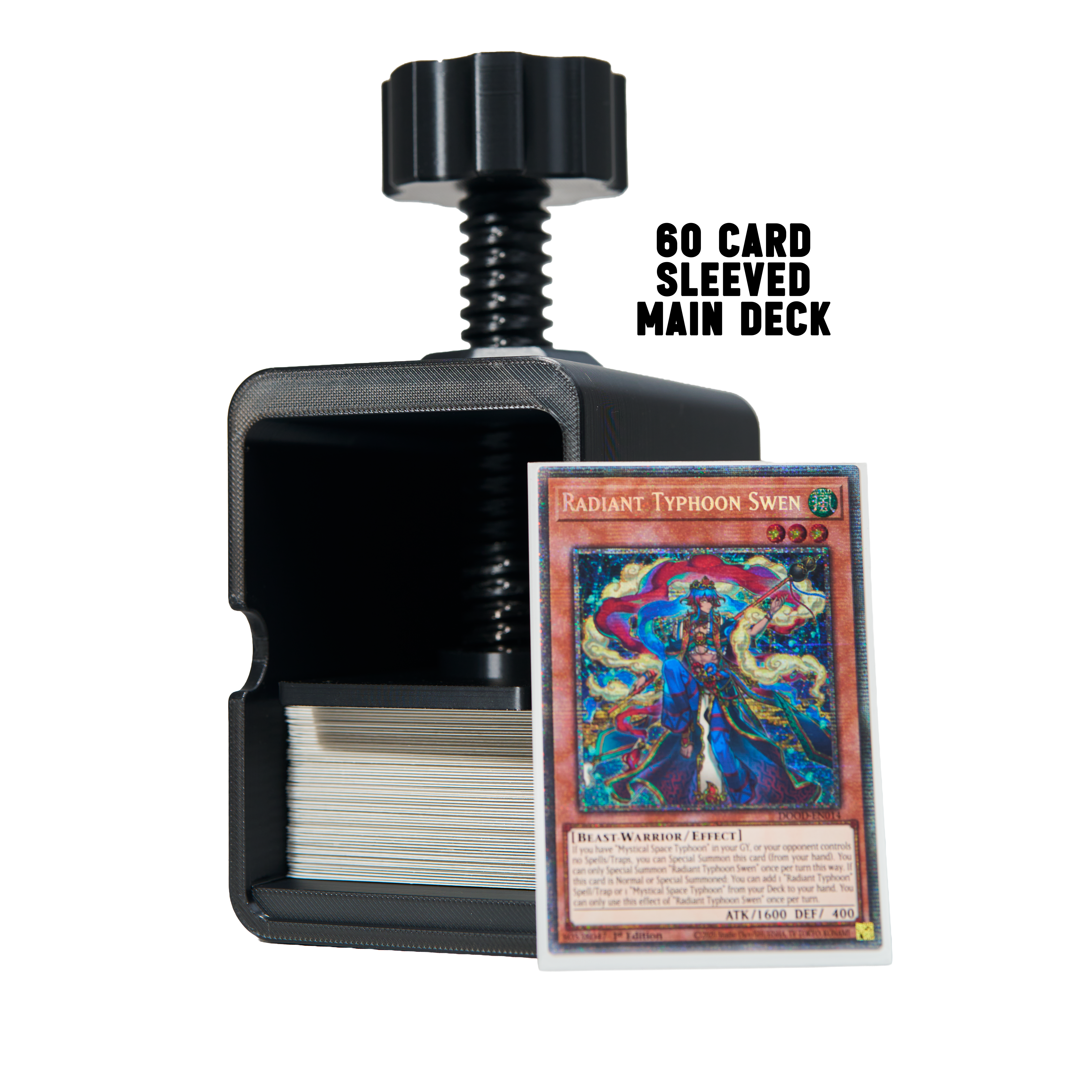 "VN YGO DECK PRESS" STEALTH BLACK