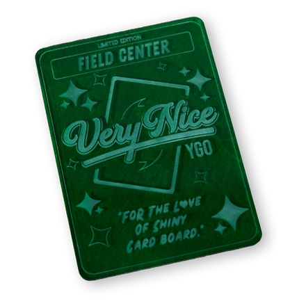 "GREEN" ACRYLIC LASER ENGRAVED FIELD CENTER