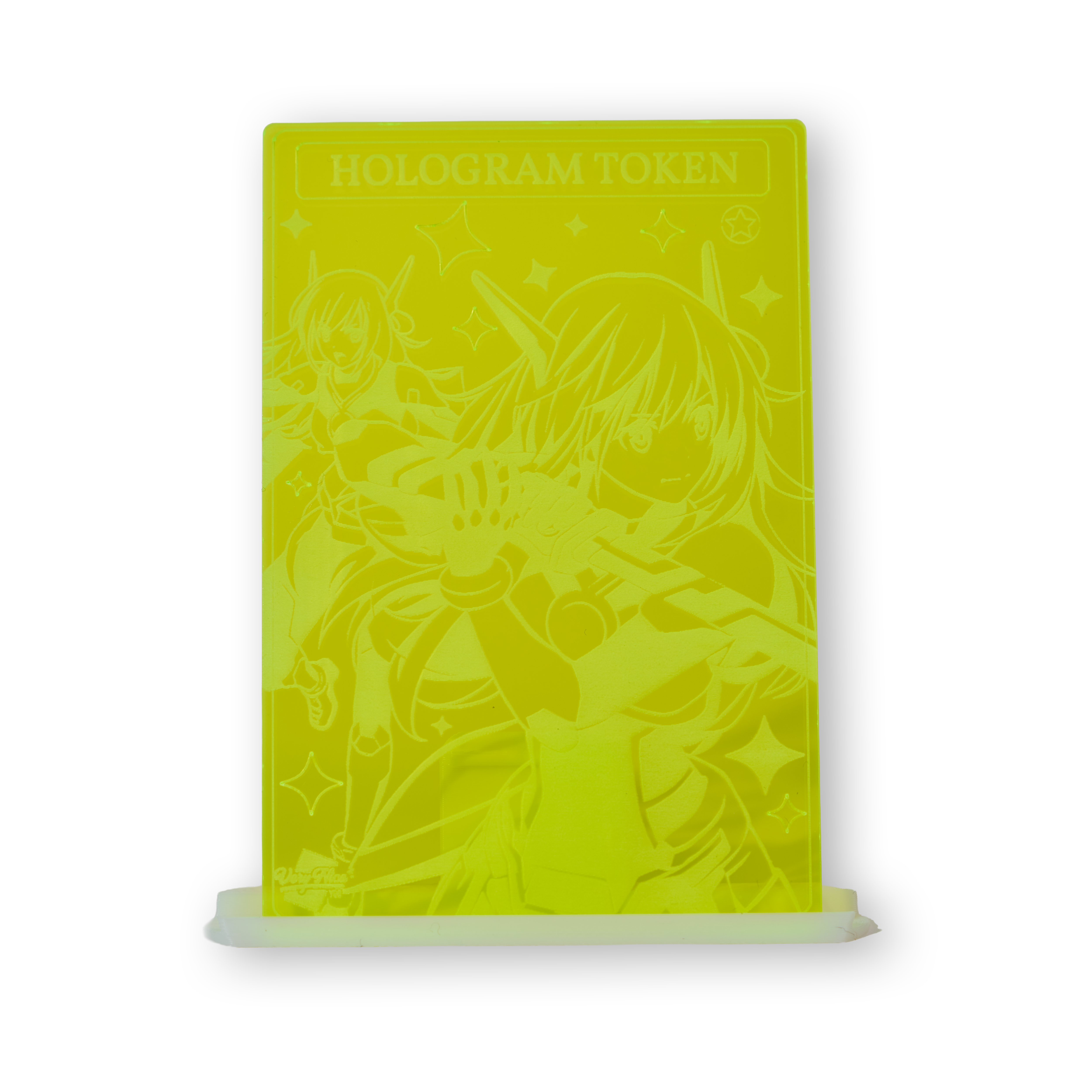 "HOLLOW TOKEN" ACRYLIC LASER ENGRAVED FIELD CENTER
