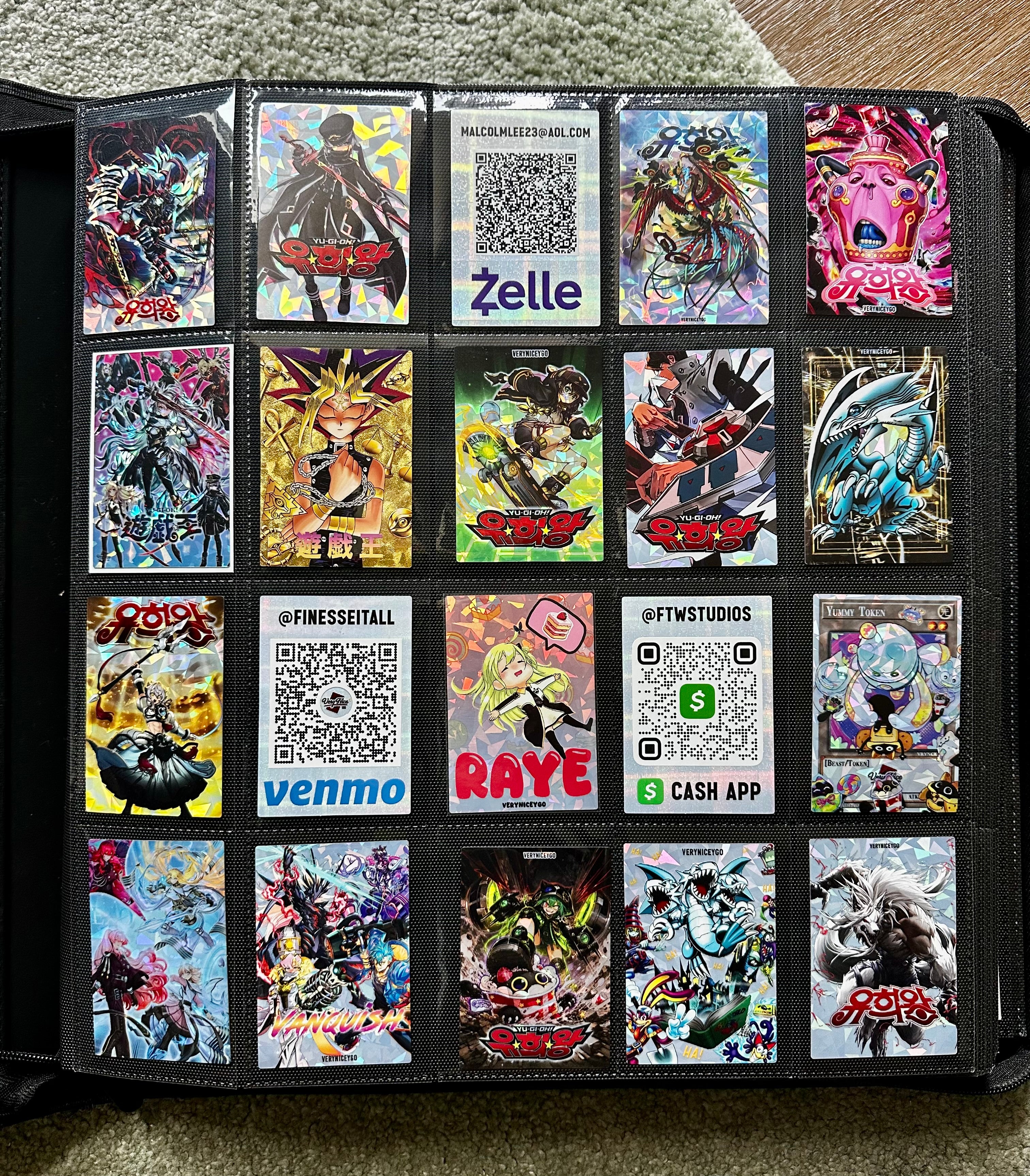 "CUSTOM SELLER CARD" (CASH APP, VENMO, PAYPAL, ZELLE)