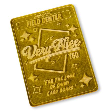 "YELLOW" ACRYLIC LASER ENGRAVED FIELD CENTER