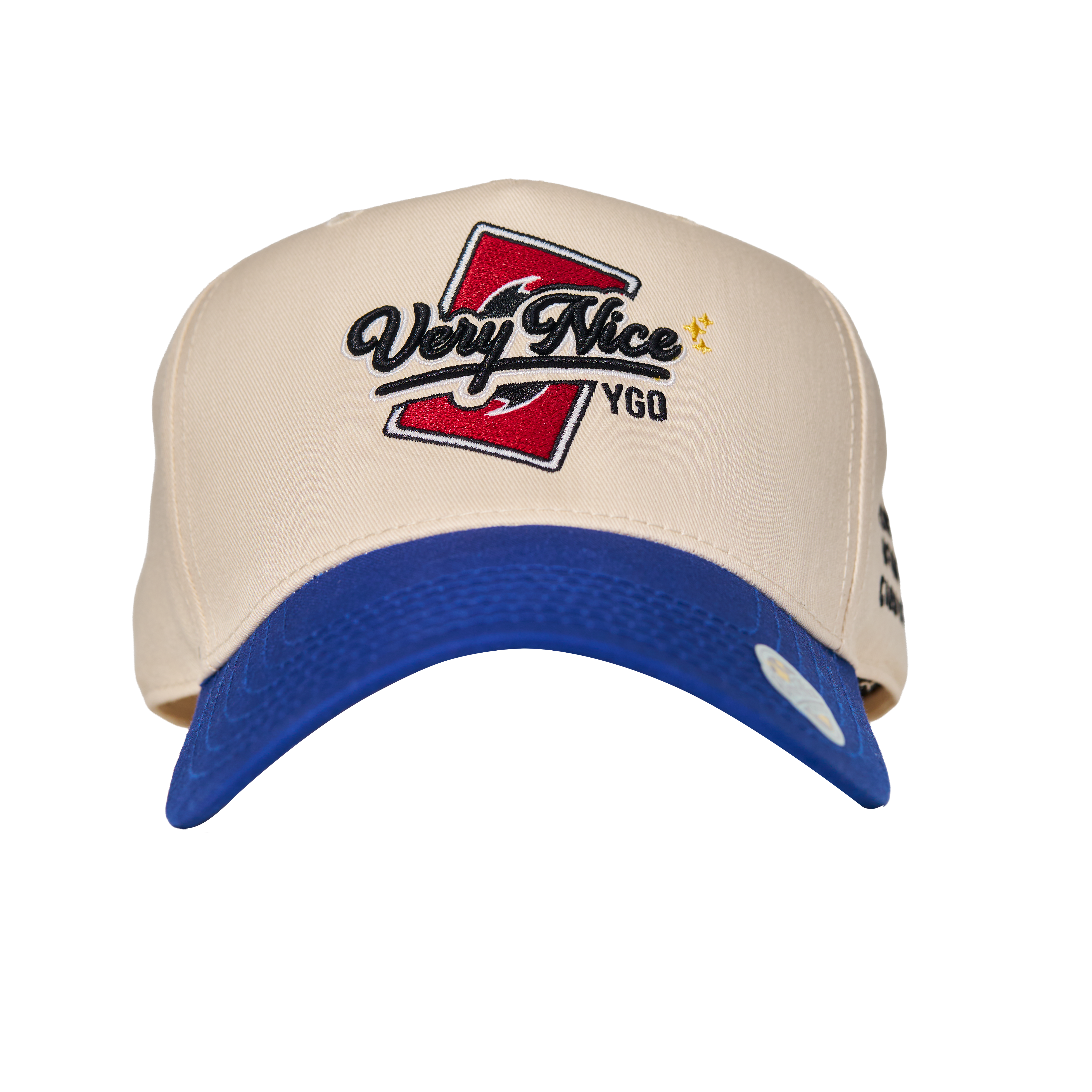 "VERYNICE YGO HAT" BLUE & CREAM