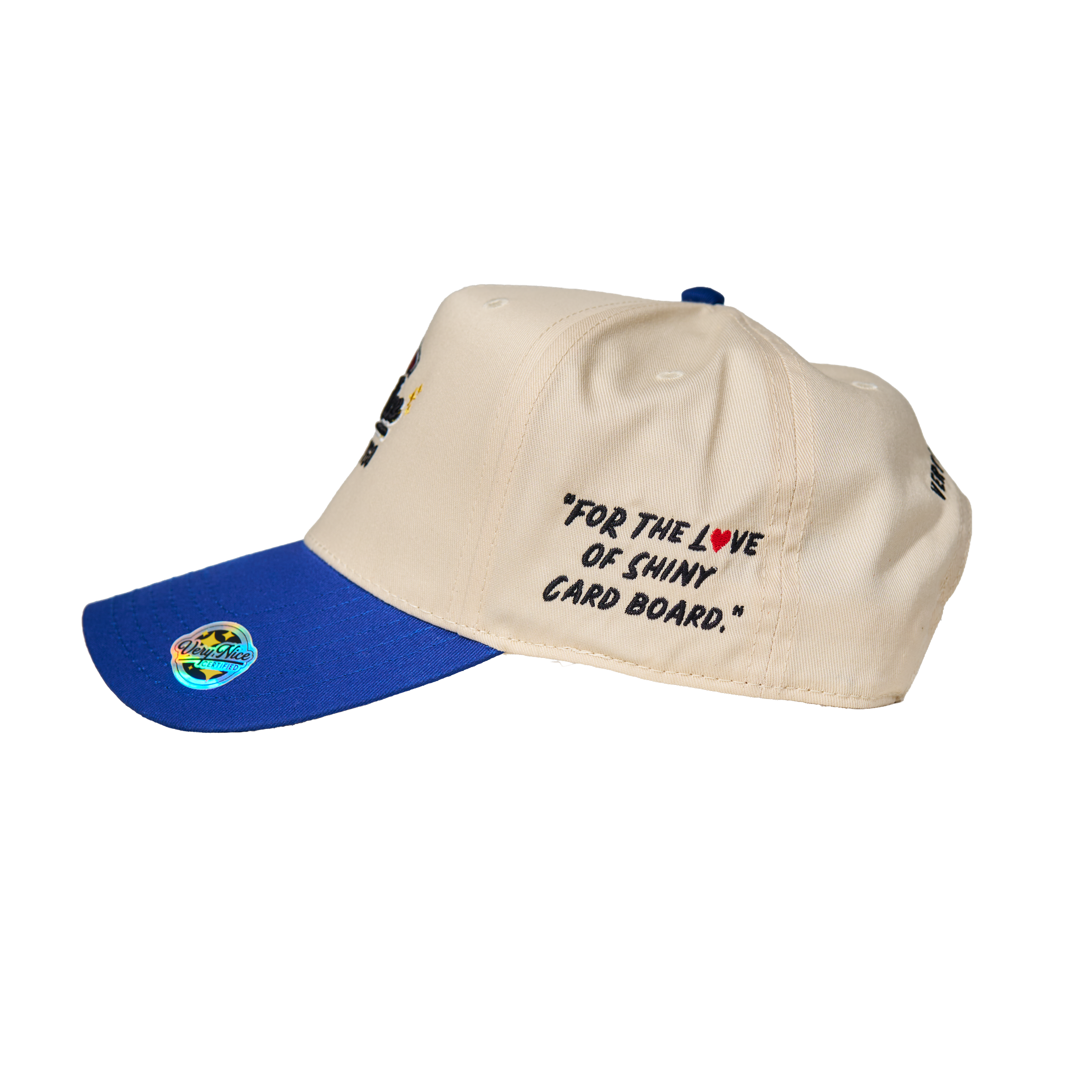 "VERYNICE YGO HAT" BLUE & CREAM