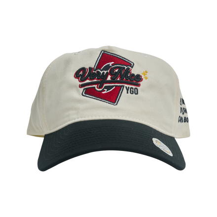"VERYNICE YGO HAT" CREAM & BLACK (VINTAGE STYLE)