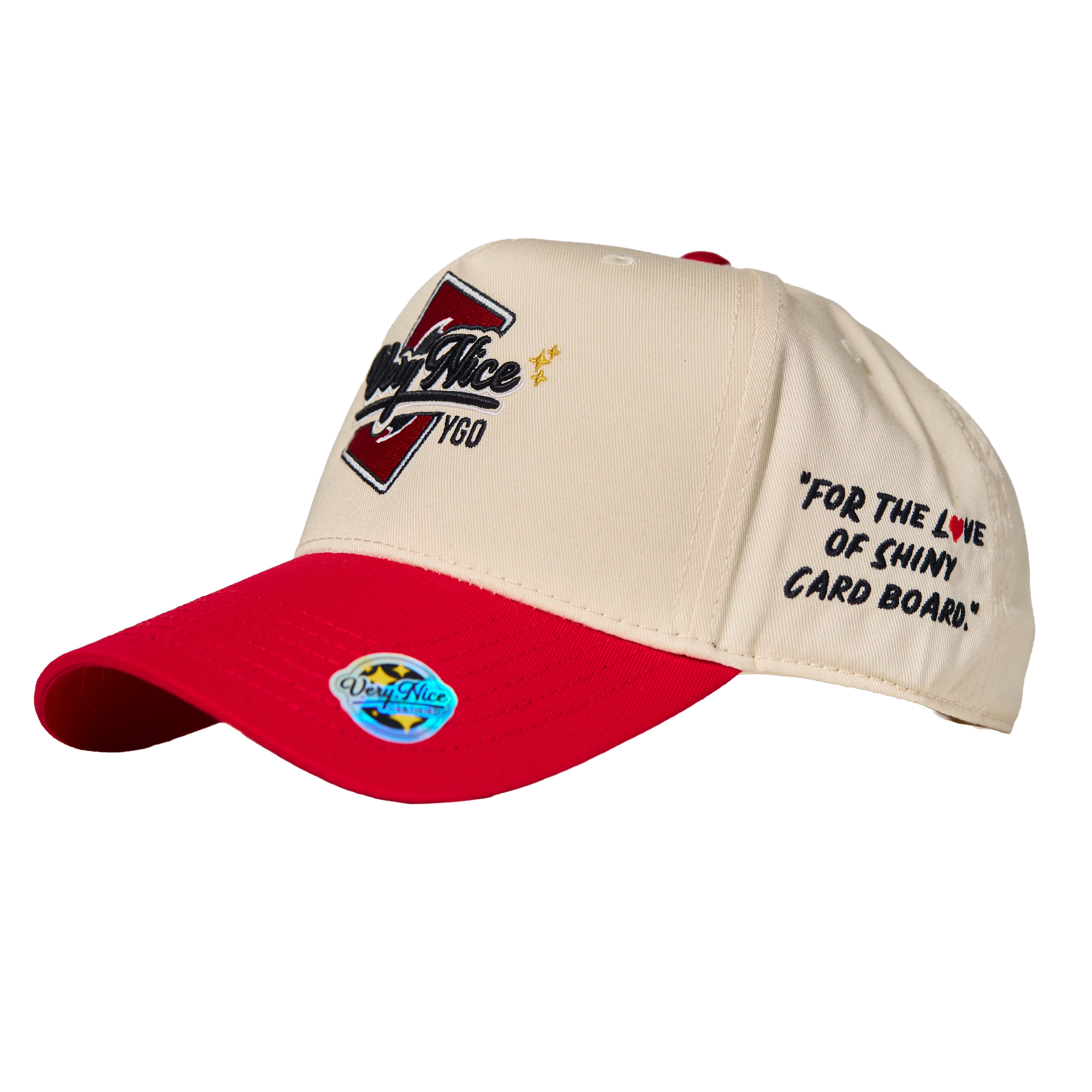 "VERYNICE YGO HAT" RED & CREAM