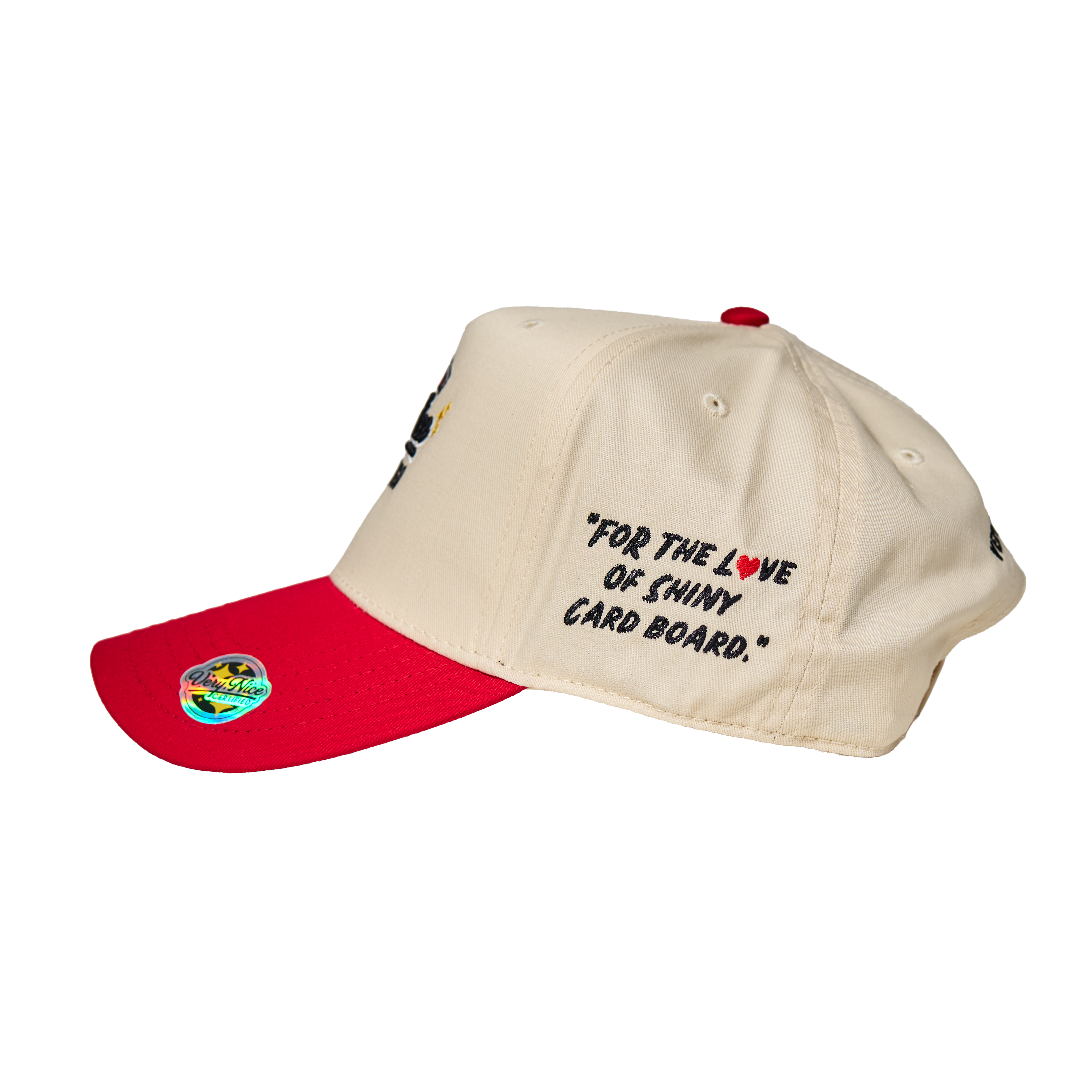 "VERYNICE YGO HAT" RED & CREAM