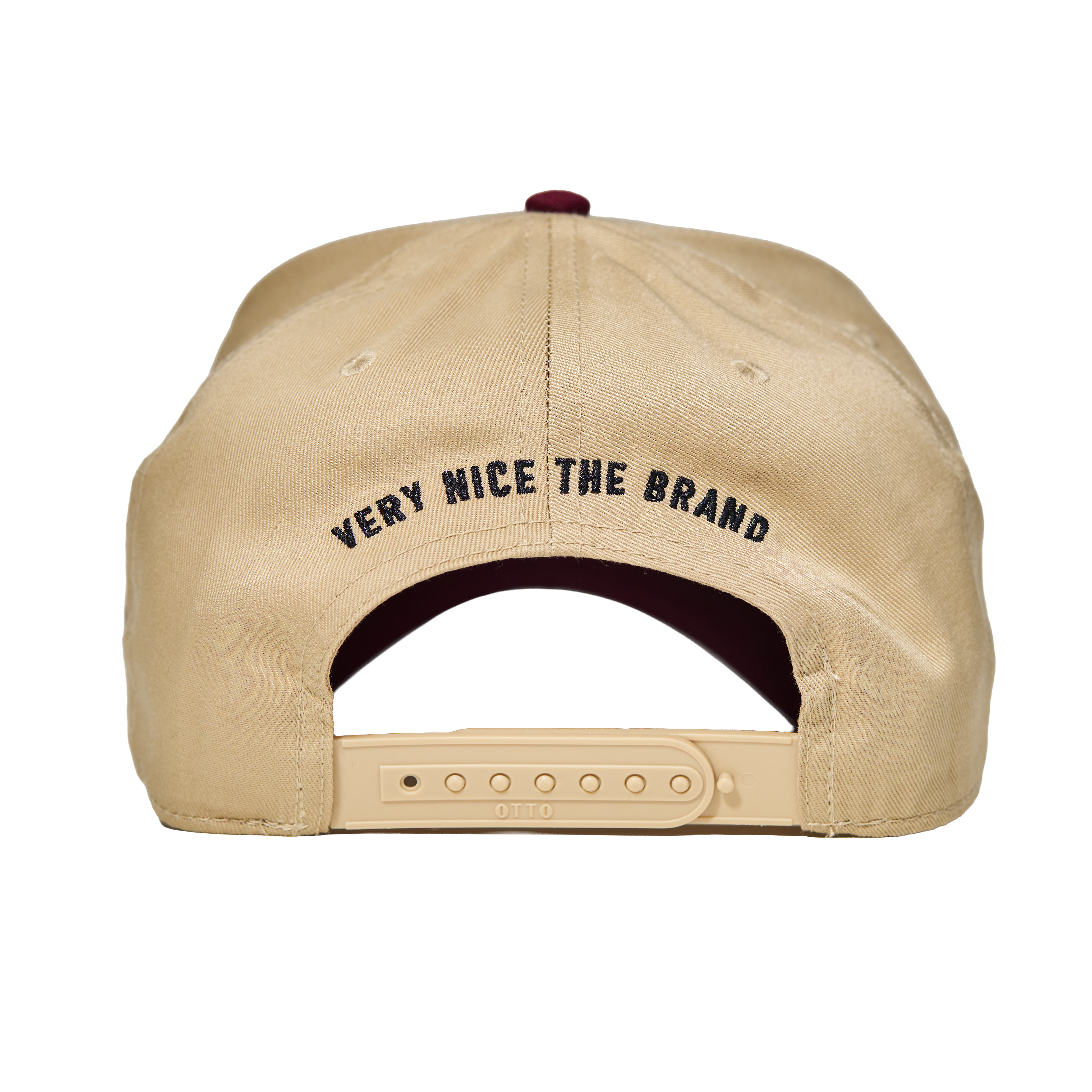 "VERYNICE YGO HAT" BURGUNDY & CREAM