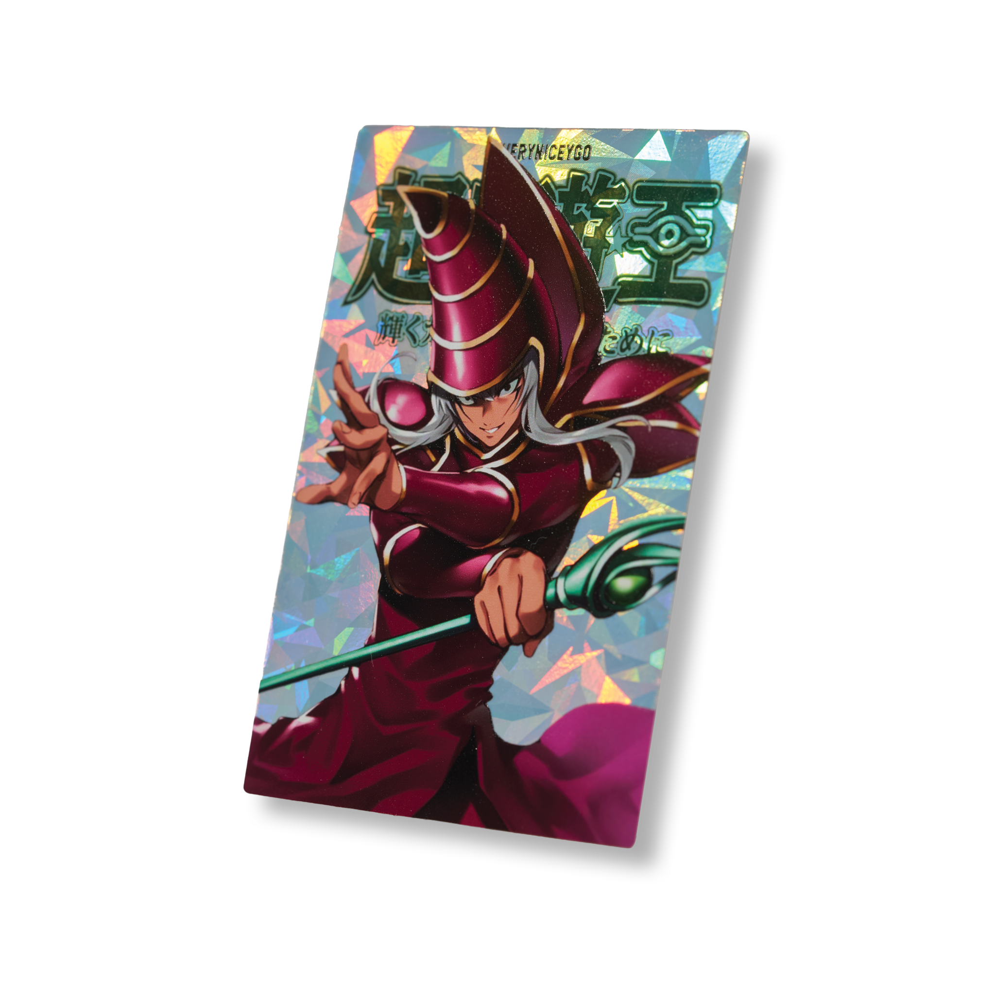 "DARK MAGICIAN ARCANA" SHATTER FOIL FIELD CENTER