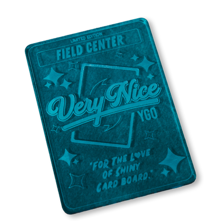 "BABY BLUE" ACRYLIC LASER ENGRAVED FIELD CENTER