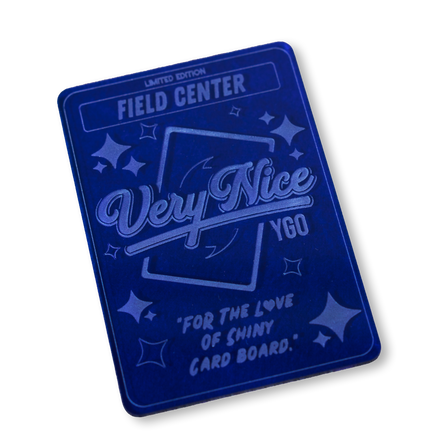 "BLUE" ACRYLIC LASER ENGRAVED FIELD CENTER