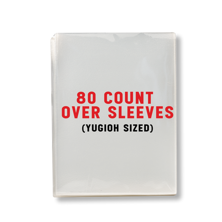"CLEAR VERYNICE YGO SLEEVES"  80 COUNT