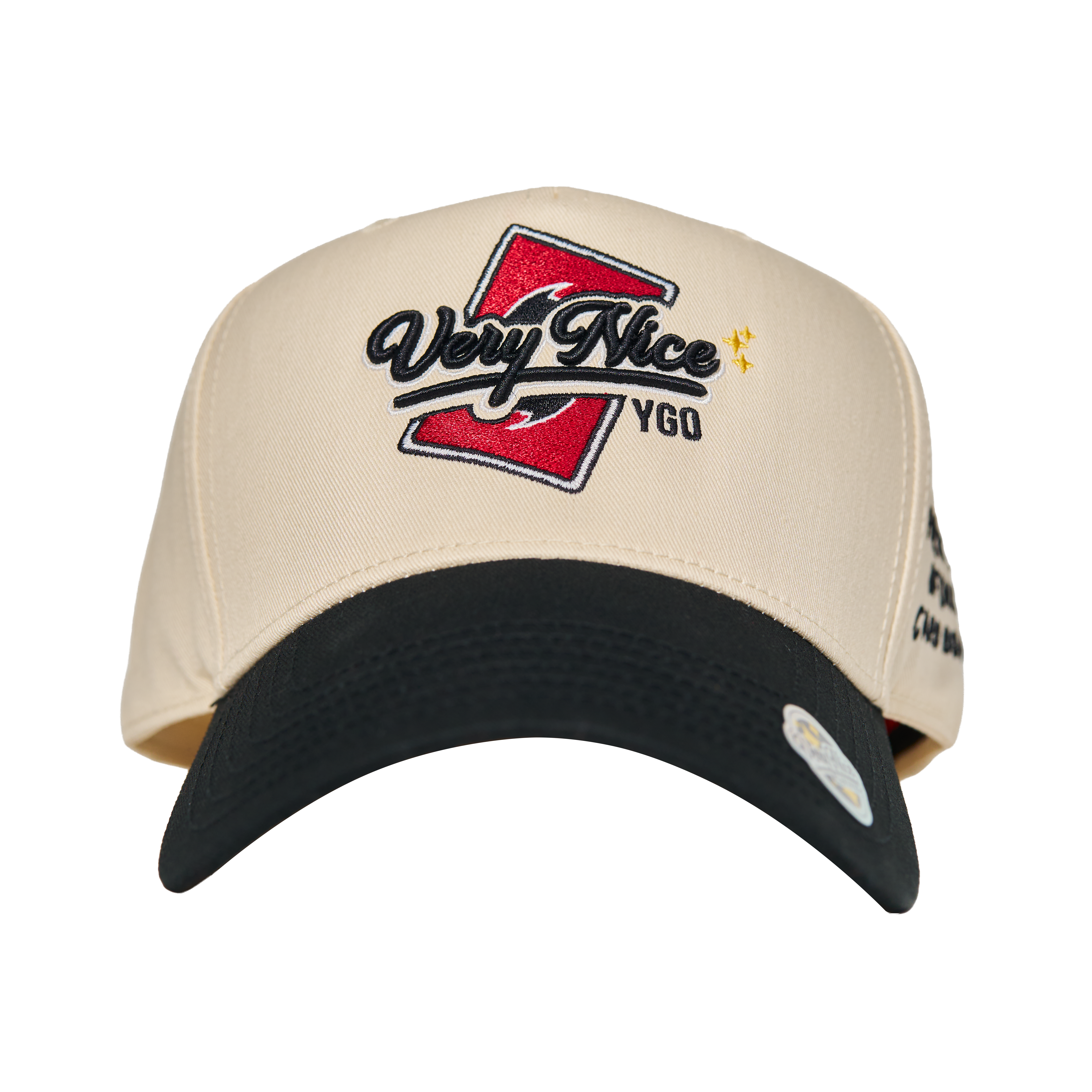 "VERYNICE YGO HAT" CREAM & BLACK