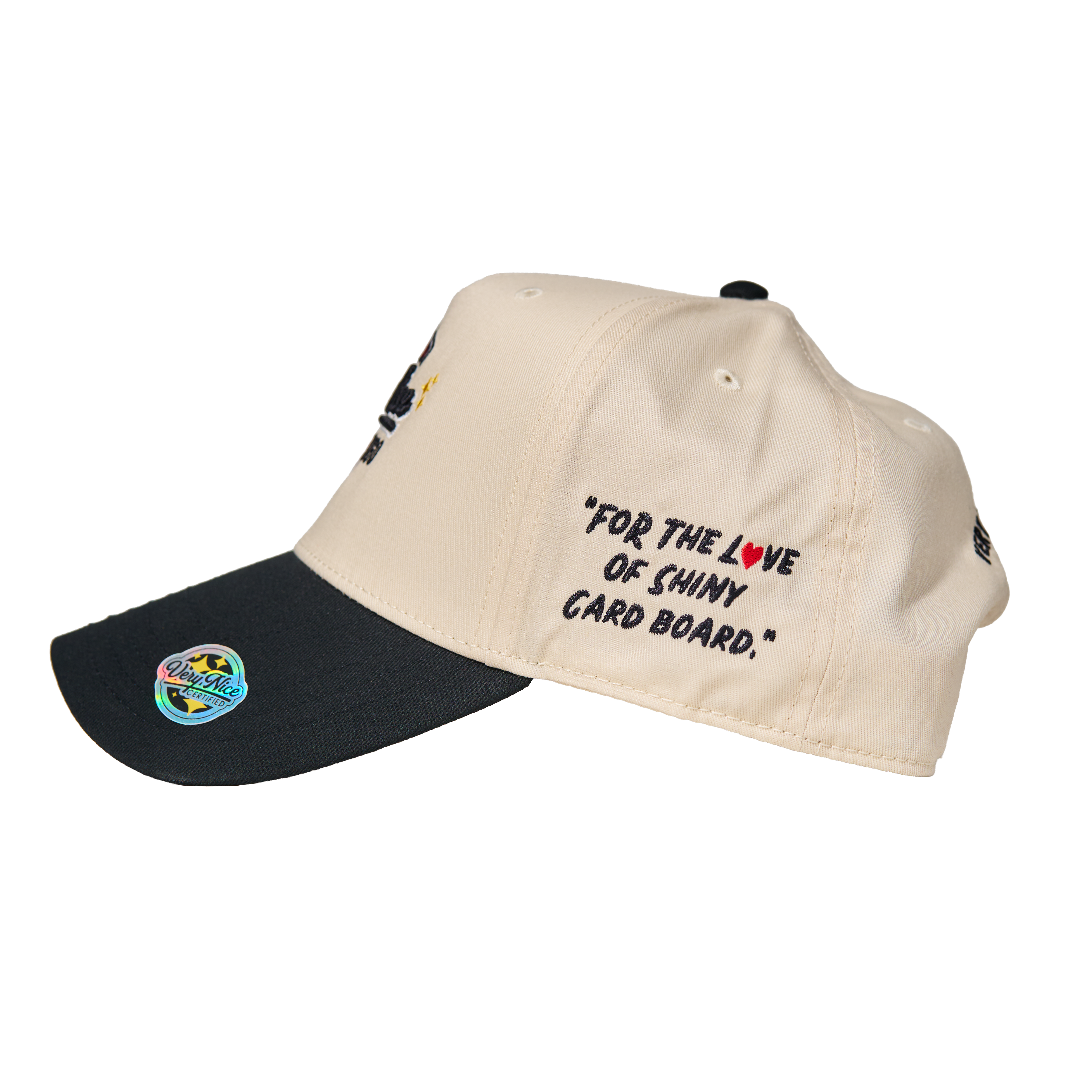 "VERYNICE YGO HAT" CREAM & BLACK