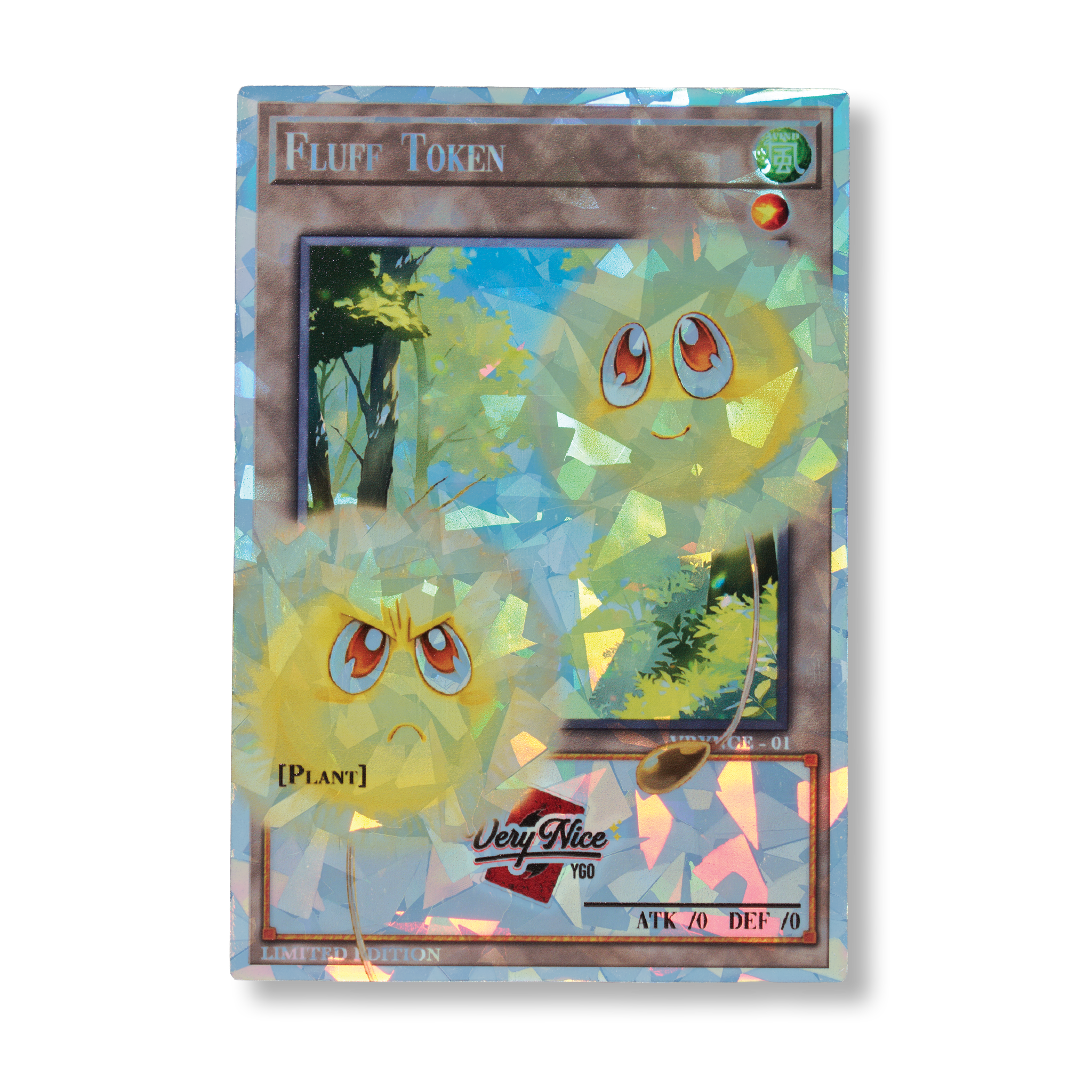 "FLUFF TOKEN" SHATTER FOIL