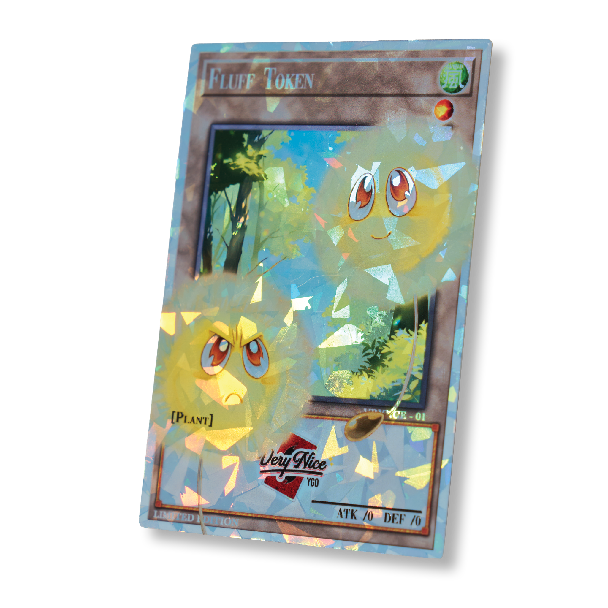 "FLUFF TOKEN" SHATTER FOIL