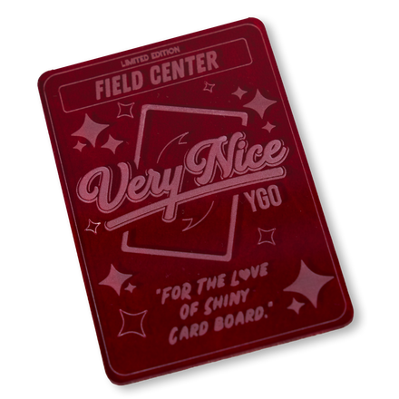 "RED" ACRYLIC LASER ENGRAVED FIELD CENTER