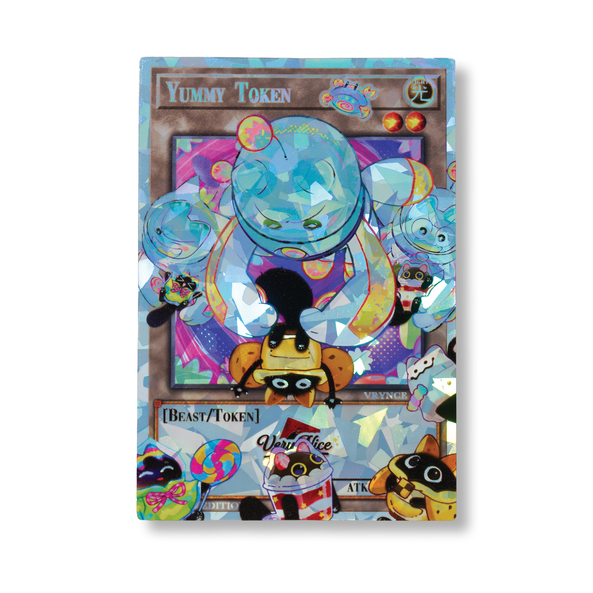 "YUMMY TOKEN" SHATTER FOIL